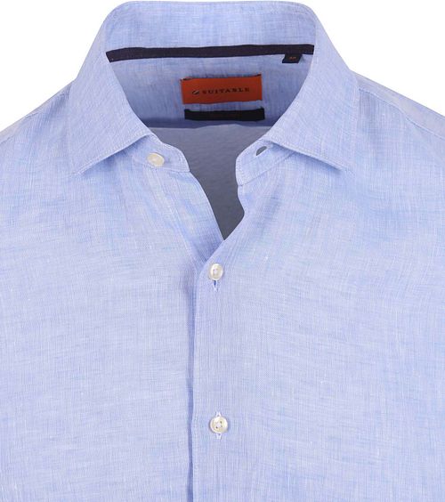 Suitable Chemise Lin Bleu Clair Product / Detail