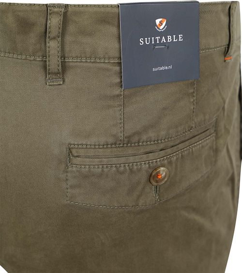 Suitable Chino Plato Olijfgroen Product / Detail