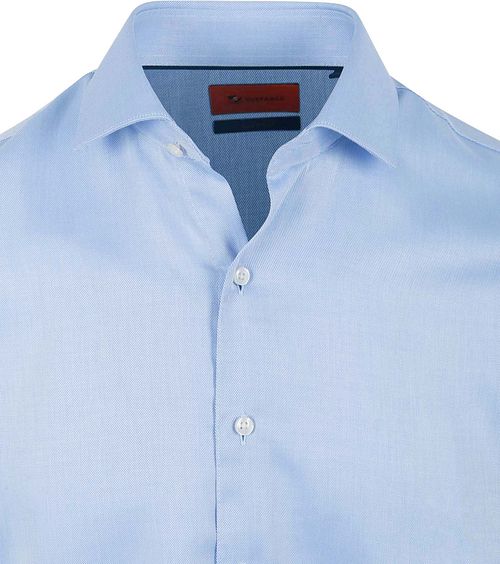 Suitable Hemd Dubbelmanchet Blauw Product / Detail
