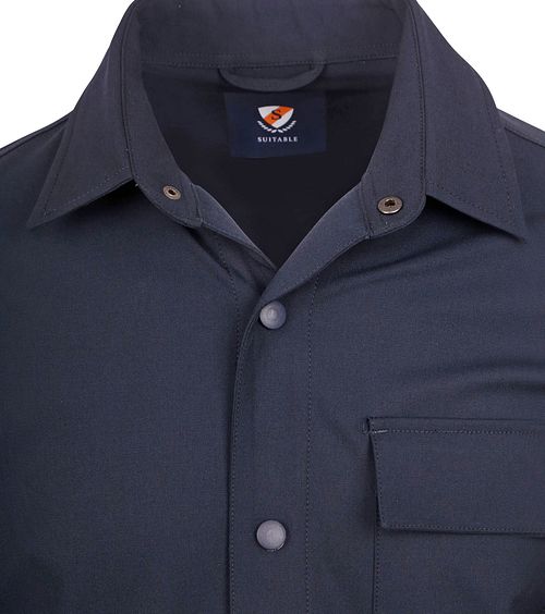 Suitable BASE Shacket Navy Product / Detail