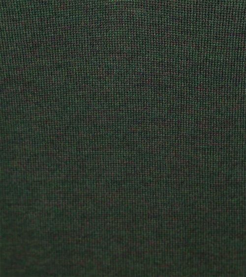 Jersey Suitable de merino con media cremallera verde oscuro Product / Detail