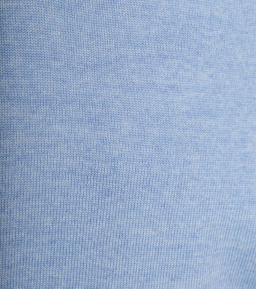 Suitable Pullover V-Neck Wool Light Blue Product / Detail