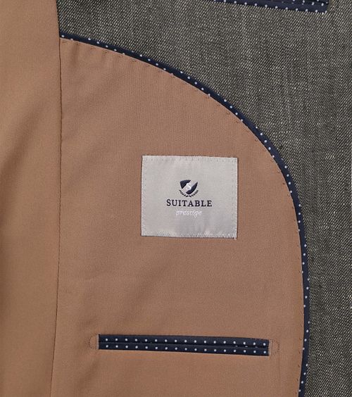 Suitable Kavaj i Linne Grön Product / Detail