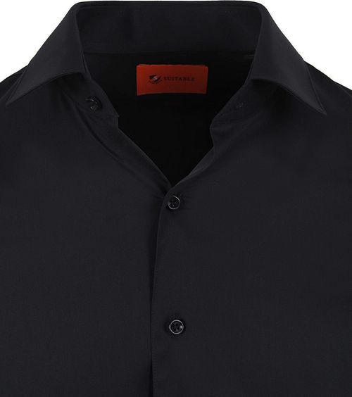 Suitable Koszula Twill Czarna Product / Detail