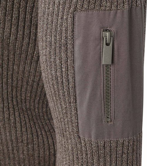 Suitable Mou Half Zip Trui Taupe Product / Detail