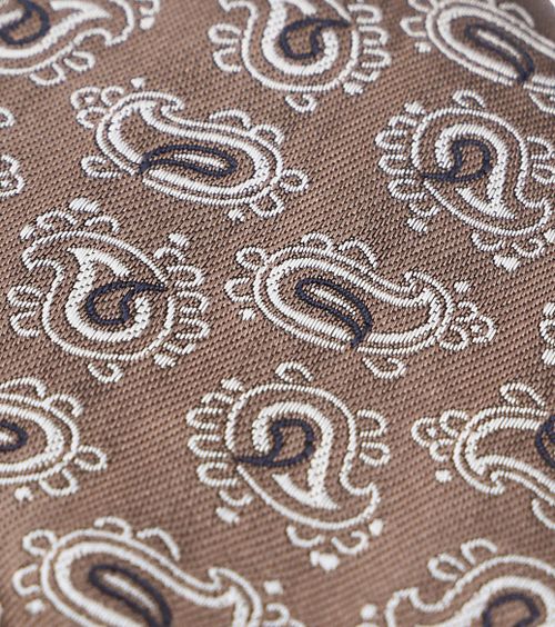 Suitable Tie Silk Paisley Camel Product / Detail