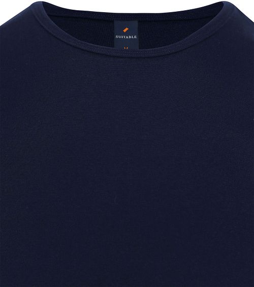 Suitable Ota T-Shirt z okrągłym dekoltem granatowy 2-pack Product / Detail