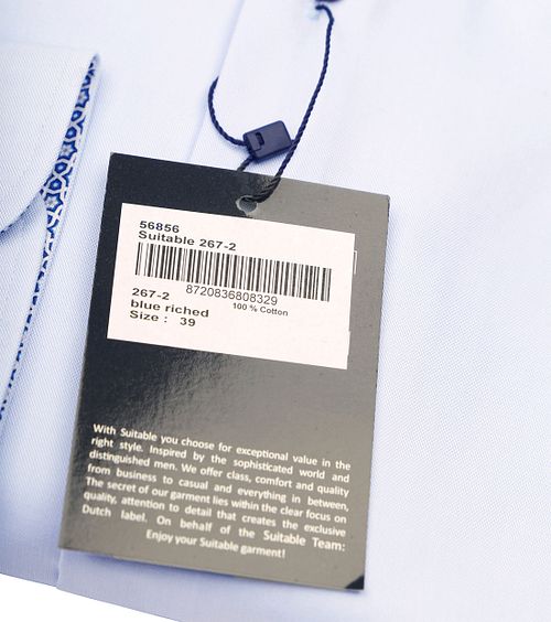 Suitable Overhemd Lichtblauw 267-7 Product / Detail