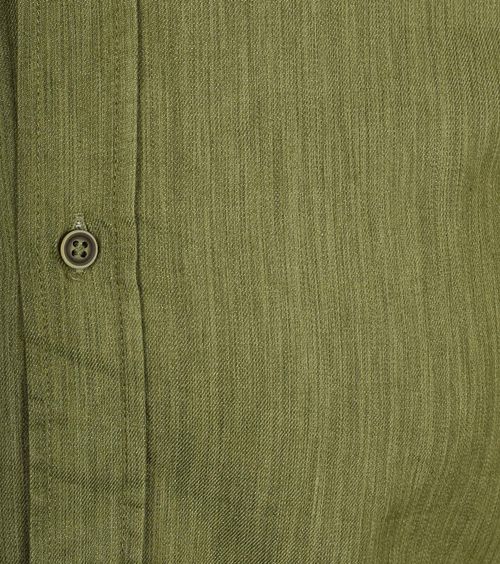 Suitable Overhemd Washed Groen Product / Detail