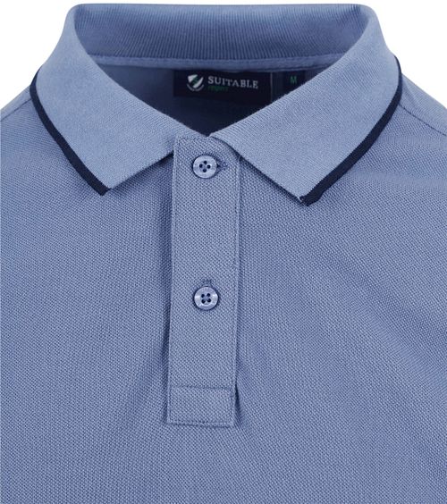 Suitable Respekt polo i blått Product / Detail