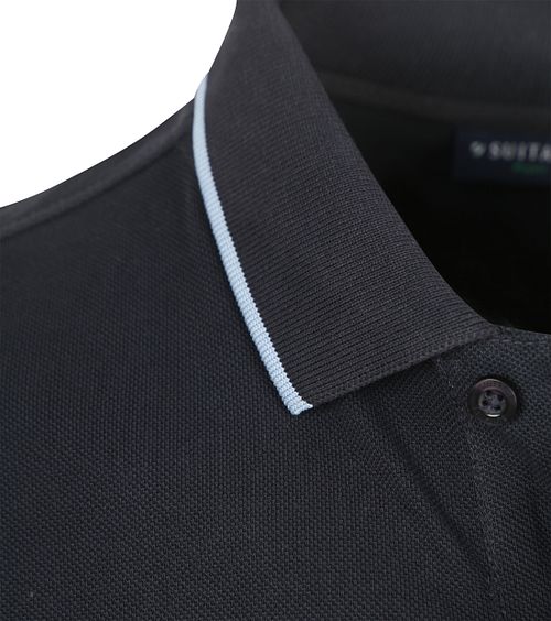 Suitable Respect Polo Tipped Marinblå Product / Detail