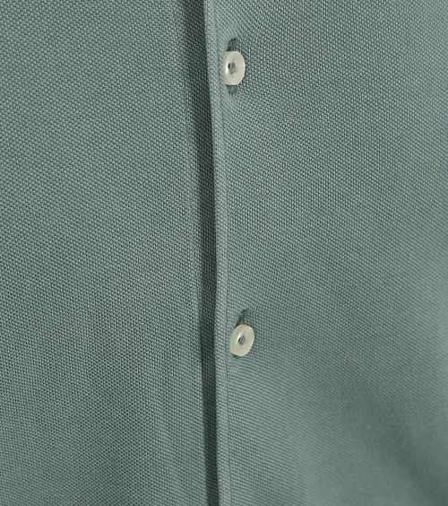 Suitable Piqué Shirt Green Product / Detail