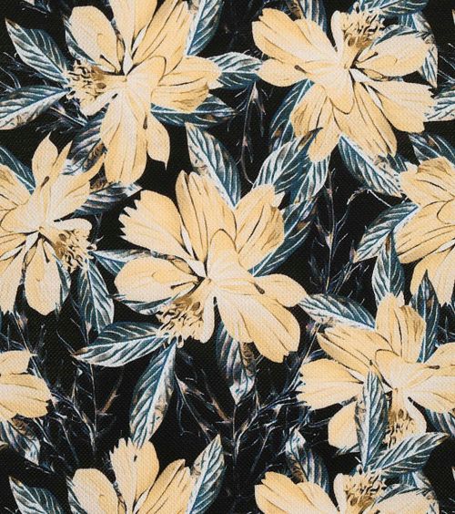 Passer til Polo med Mørkeblå Blomster Product / Detail