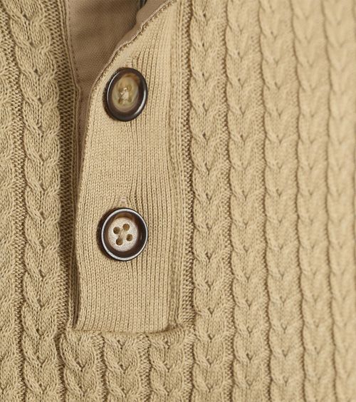 Suitable Pullover Camock Beige Product / Detail