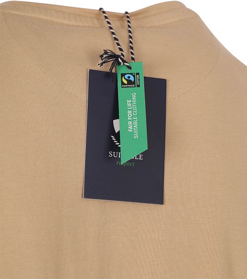 Suitable Respect T-shirt Jim Beige Product / Detail