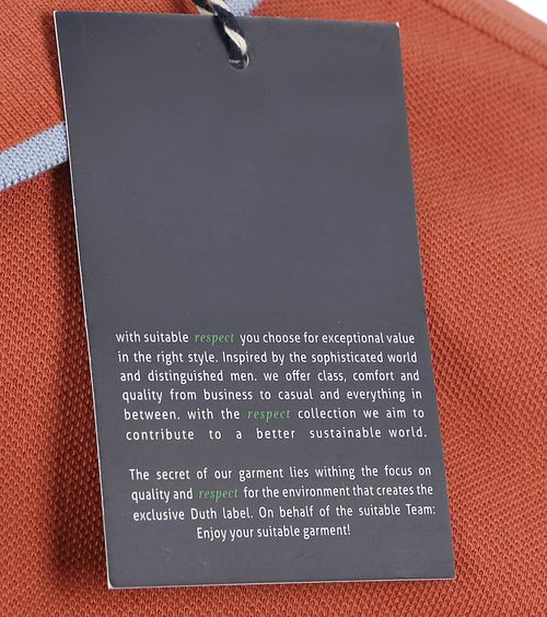 Suitable Respekta Polo Topp Ferry Terracotta Product / Detail
