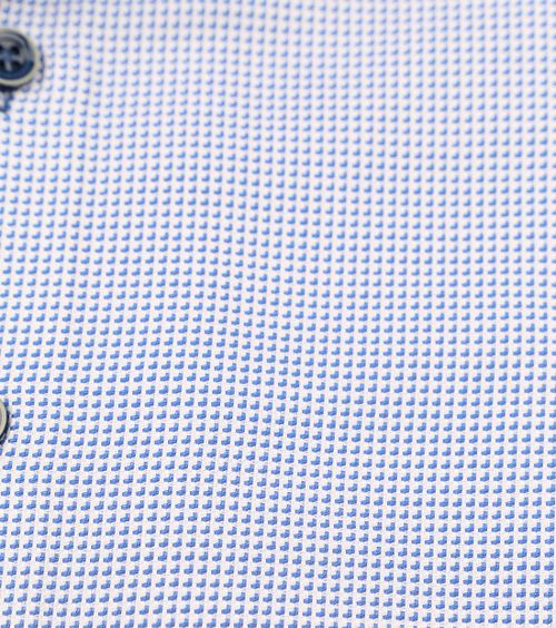 Suitable Twill Skjorta Tryck Ljusblå Product / Detail