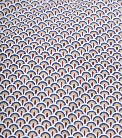 Suitable Skjorta i Twilltryck Beige Product / Detail