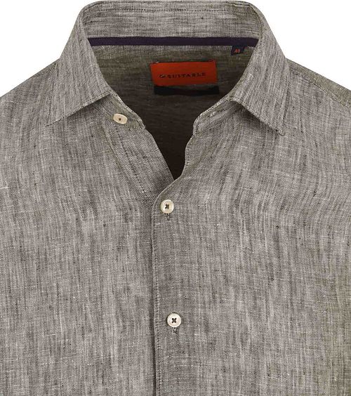 Suitable Skjorte i Grønt Linned Product / Detail