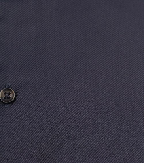 Suitable skjorte med ekstra lange ermer i twill, marineblå Product / Detail