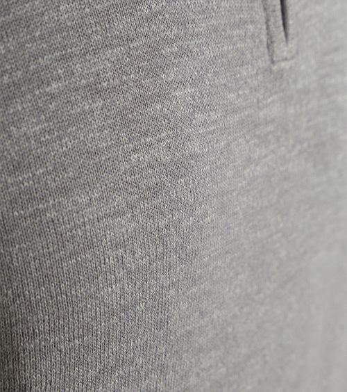 Suitable Slub Garn Genser Halv Glidelås Grå Product / Detail
