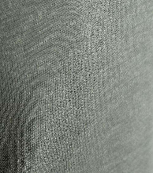 Suitable Slub Yarn Half Zip Trui Groen Product / Detail