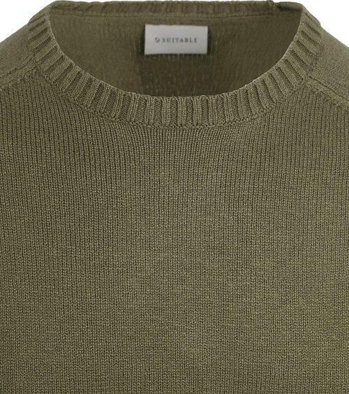 Suitable sweter Raw oliwkowozielony Product / Detail
