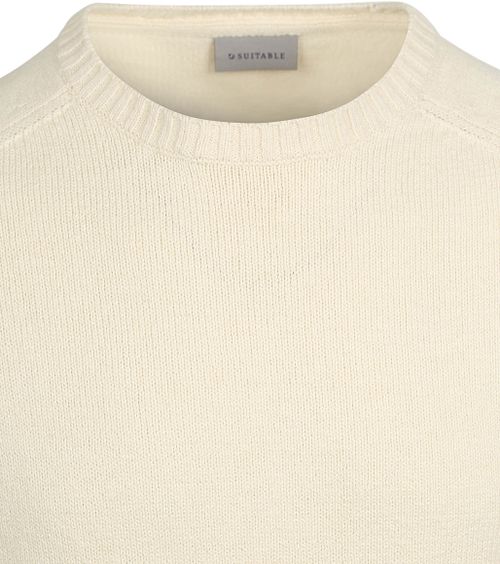 Sweter Suitable Raw w kolorze ecru Product / Detail