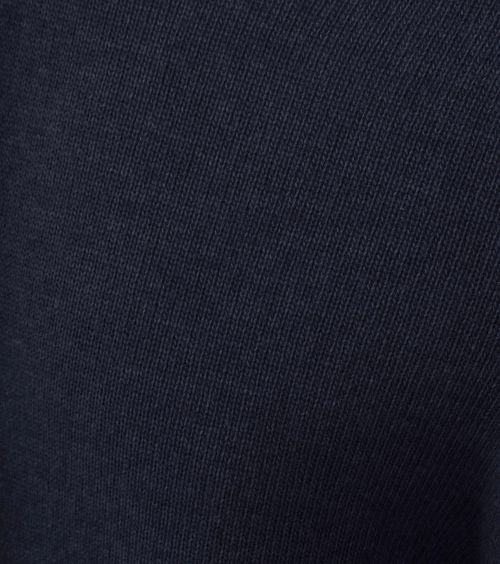 Suitable sweter z wełny jagnięcej z okrągłym dekoltem granatowy Product / Detail