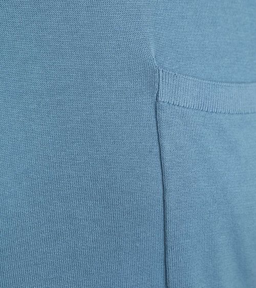 Suitable Strikket T-skjorte Lomme Kompakt Blå Product / Detail