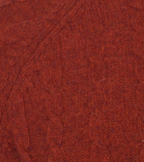 Passer perfekt italiensk style med denne orange italienske hæklet trøje fra Suitable Product / Detail