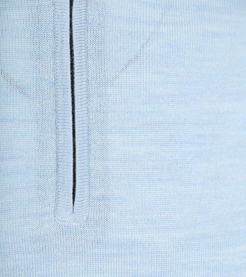 Suitable Merino Half Zip Trøje Lyseblå Product / Detail