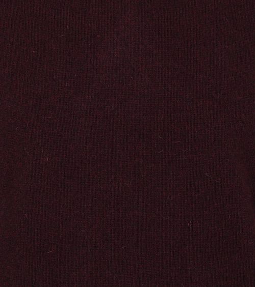 Suitable Pullover Wol O-Hals Bordeaux Product / Detail