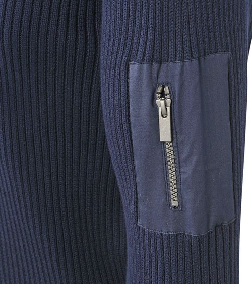 Suitable Mou Half Zip Trui Navy Product / Detail