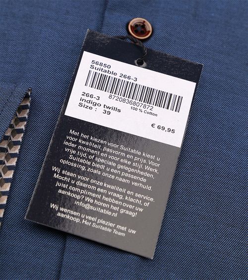 Suitable Twill Skjorta Indigo Product / Detail