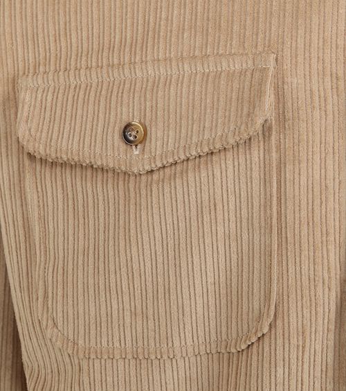 Suitable Overshirt Corduroy Kaki Product / Detail