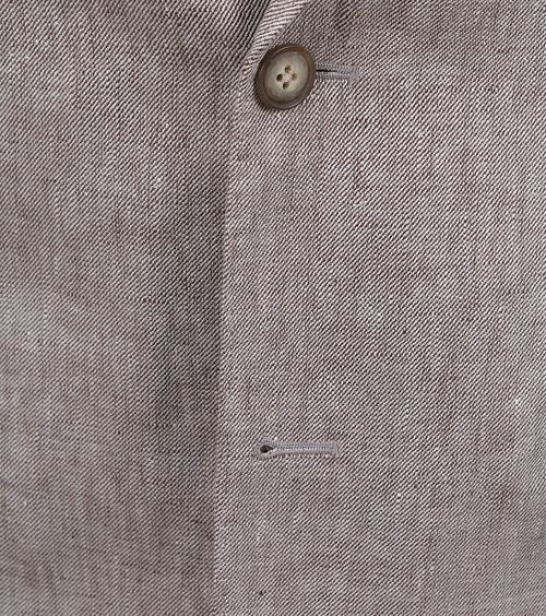 Suitable Veste de Costume De Lin Beige Product / Detail