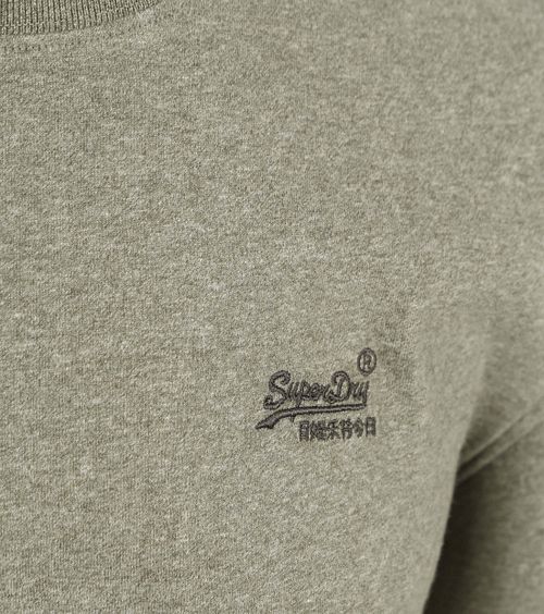 Superdry Klassisk T-shirt i olivgrön melange Product / Detail
