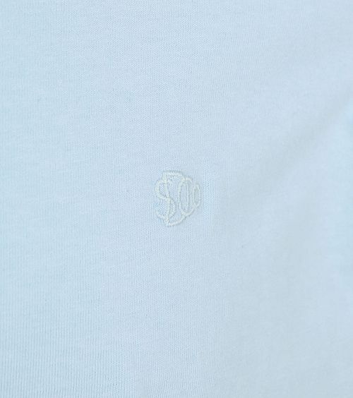 Superdry T-shirt Essentials i afslappet stil i lyseblå Product / Detail