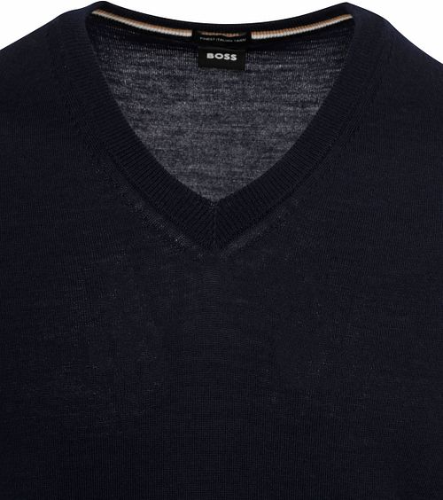 Sweter BOSS Melba z wełny w kolorze granatowym Product / Detail