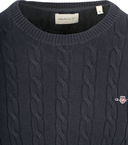 Sweter Gant Cable w kolorze granatowym Product / Detail