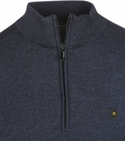 Sweter No Excess Half Zip w kolorze navy Product / Detail