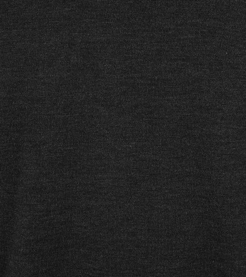 Sweter OLYMP z okrągłym dekoltem, wełna, antracytowy Product / Detail
