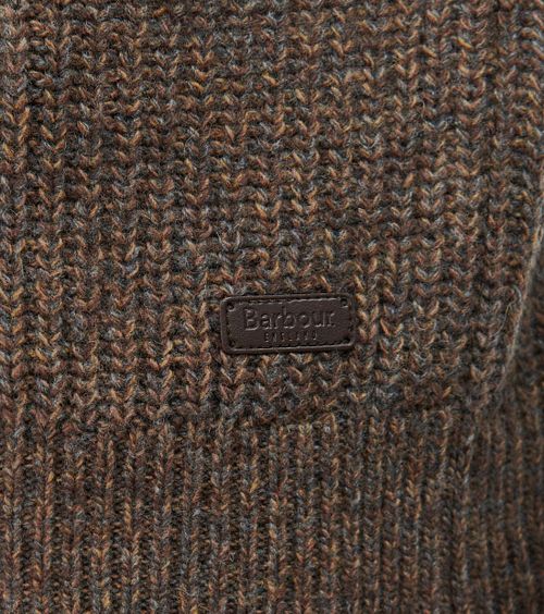 Sweter z jagnięcej wełny Barbour, dzianinowy, brązowy Product / Detail