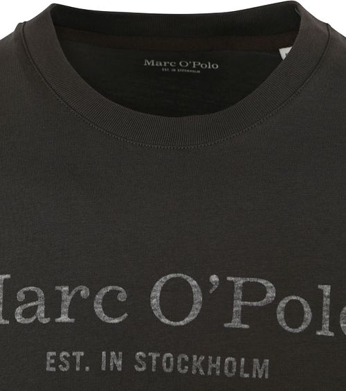 T-Shirt con logo de Marc O'Polo en antracita Product / Detail