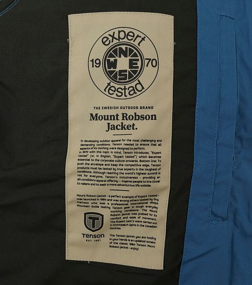 Tenson Robson Jacka Blå Product / Detail