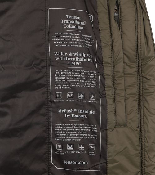 Tenson Transition Jacket verde oscuro Product / Detail