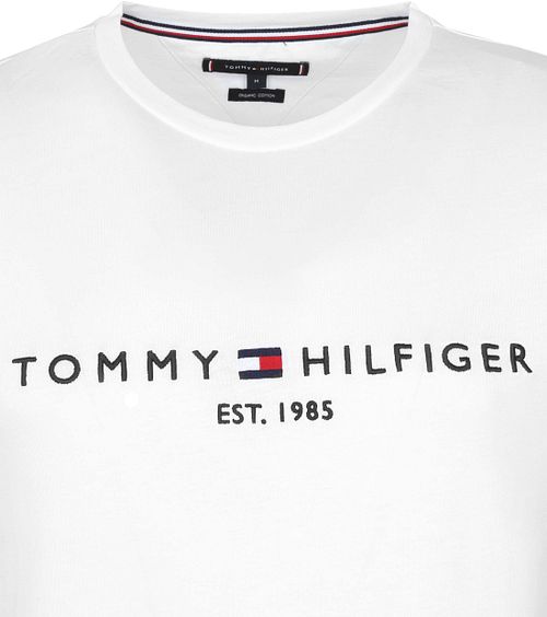T-Shirt Tommy Hilfiger con logo en blanco Product / Detail