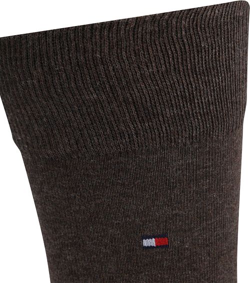 Tommy Hilfiger 6-Pack Sokken Bruin Product / Detail