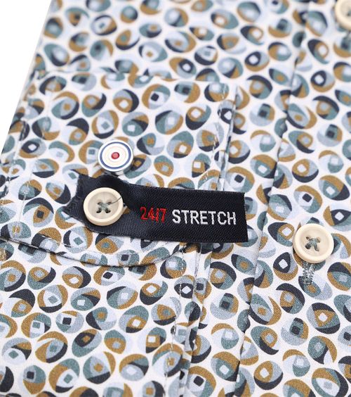 Camicia Blue Industry con stampa verde Product / Detail